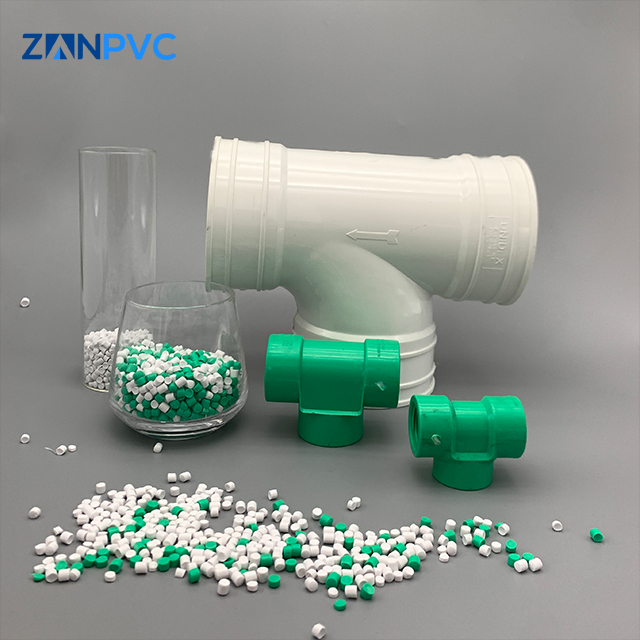 Polyvinyl Chloride Virgin UPVC Compound - PVC/CPVC Granules For Fittings Injection