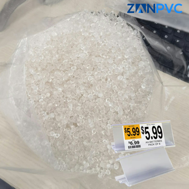 Transparent PVC Compound For Supermarket Shelves