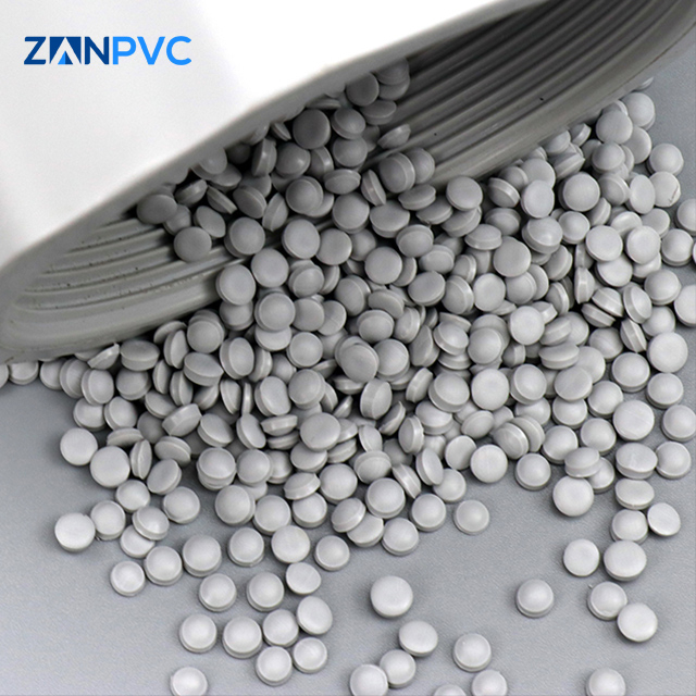 Recycled PVC Granules - White Plastic Rigid PVC Compound