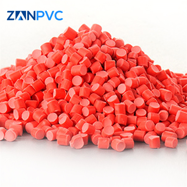 green Plastic pvc compound for injection molding